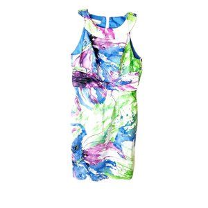 Kelly Diane floral Sleeveless sheath dress Size 8